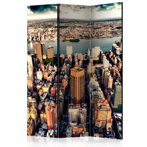 Paraván – Bird's Eye View of New York [Room Dividers] Paraván – Bird's Eye View of New York [Room Dividers]