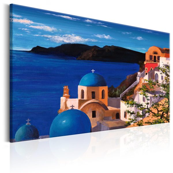 Ručně malovaný obraz – Beautiful Santorini Ručně malovaný obraz – Beautiful Santorini