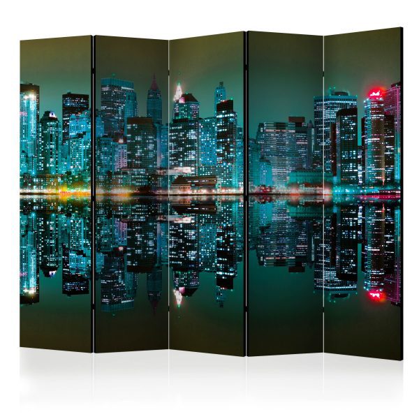 Paraván – Gold reflections – NYC II [Room Dividers] Paraván – Gold reflections – NYC II [Room Dividers]