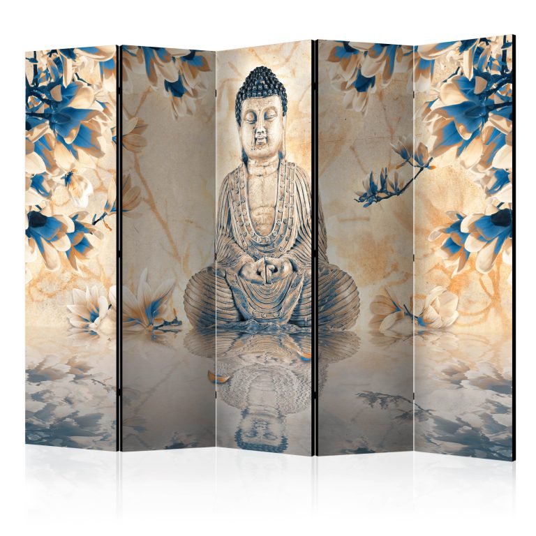 Paraván – Buddha of Prosperity II [Room Dividers] Paraván – Buddha of Prosperity II [Room Dividers]