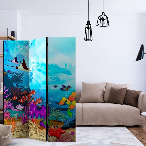 Paraván – Colourful Fish [Room Dividers] Paraván – Colourful Fish [Room Dividers]