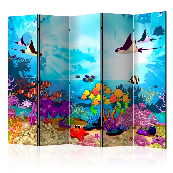 Paraván – Colourful Fish II [Room Dividers] Paraván – Colourful Fish II [Room Dividers]
