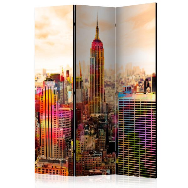 Paraván – Colors of New York City III [Room Dividers] Paraván – Colors of New York City III [Room Dividers]