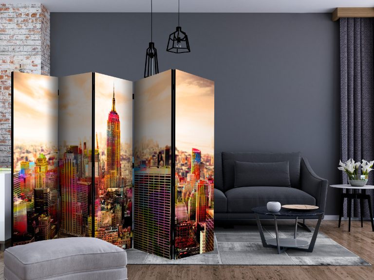 Paraván – Colors of New York City III II [Room Dividers] Paraván – Colors of New York City III II [Room Dividers]