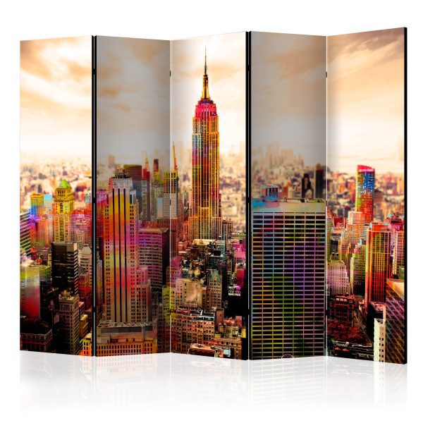 Paraván – Colors of New York City III [Room Dividers] Paraván – Colors of New York City III [Room Dividers]