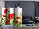 Paraván – Country poppies II [Room Dividers] Paraván – Country poppies II [Room Dividers]