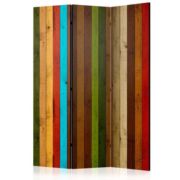 Paraván – Wooden rainbow II [Room Dividers] Paraván – Wooden rainbow II [Room Dividers]