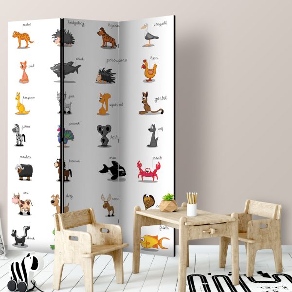 Paraván – Learning by playing (animals) [Room Dividers] Paraván – Learning by playing (animals) [Room Dividers]