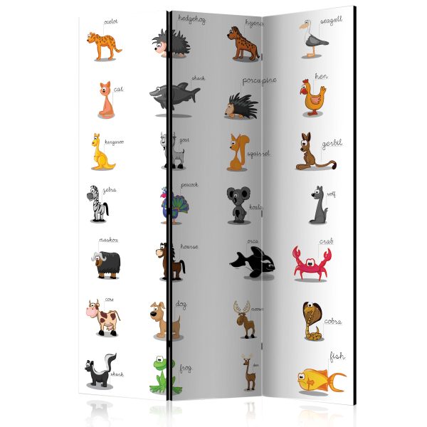 Paraván – Learning by playing (animals) [Room Dividers] Paraván – Learning by playing (animals) [Room Dividers]