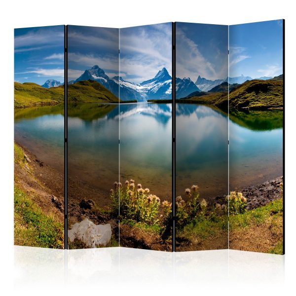 Paraván – Lake with mountain reflection, Switzerland II [Room Dividers] Paraván – Lake with mountain reflection, Switzerland II [Room Dividers]