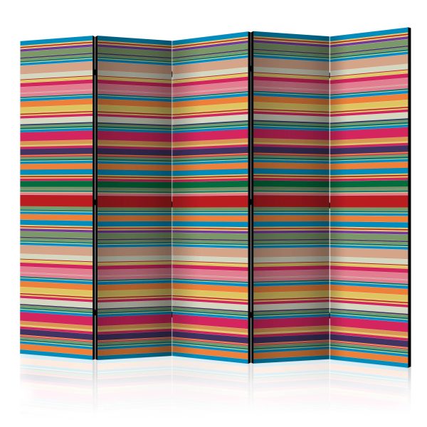 Paraván – Subdued stripes II [Room Dividers] Paraván – Subdued stripes II [Room Dividers]