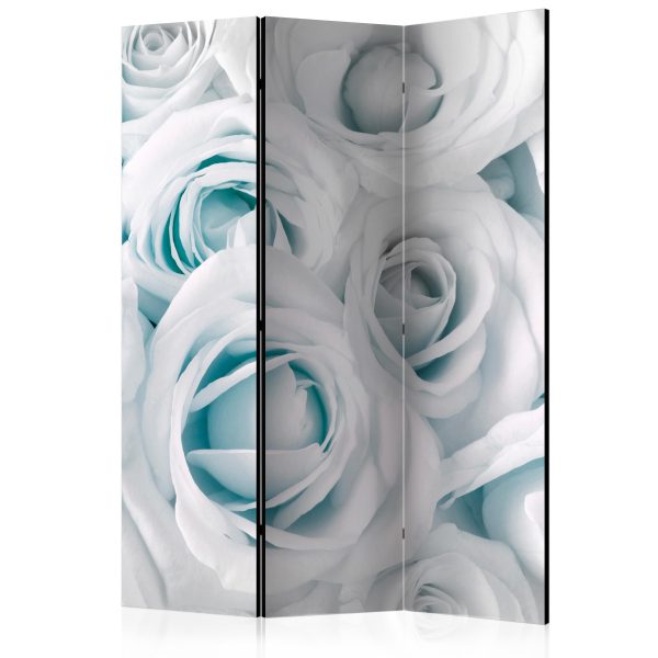 Paraván – Satin Rose (Turquoise) [Room Dividers] Paraván – Satin Rose (Turquoise) [Room Dividers]