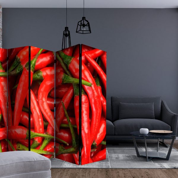 Paraván – chili pepper – background II [Room Dividers] Paraván – chili pepper – background II [Room Dividers]