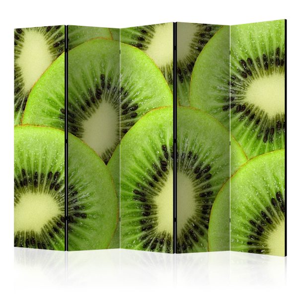 Paraván – Kiwi slices II [Room Dividers] Paraván – Kiwi slices II [Room Dividers]