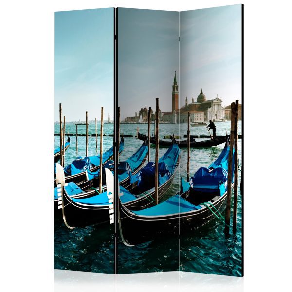 Paraván – Gondolas in Venice II [Room Dividers] Paraván – Gondolas in Venice II [Room Dividers]