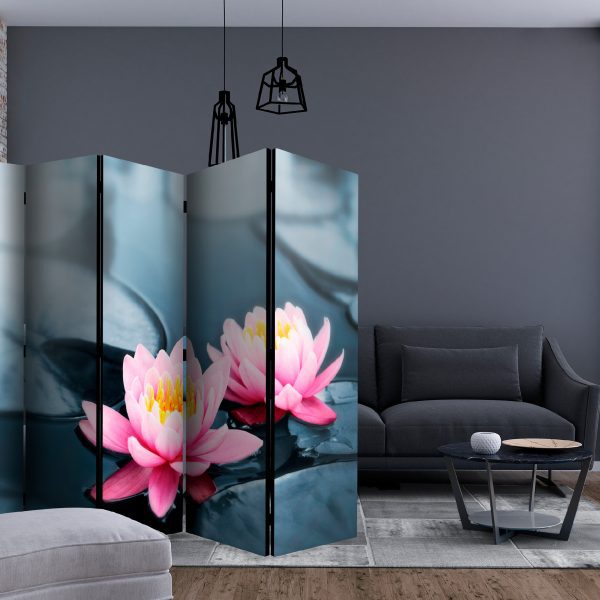 Paraván – Lotus blossoms II [Room Dividers] Paraván – Lotus blossoms II [Room Dividers]
