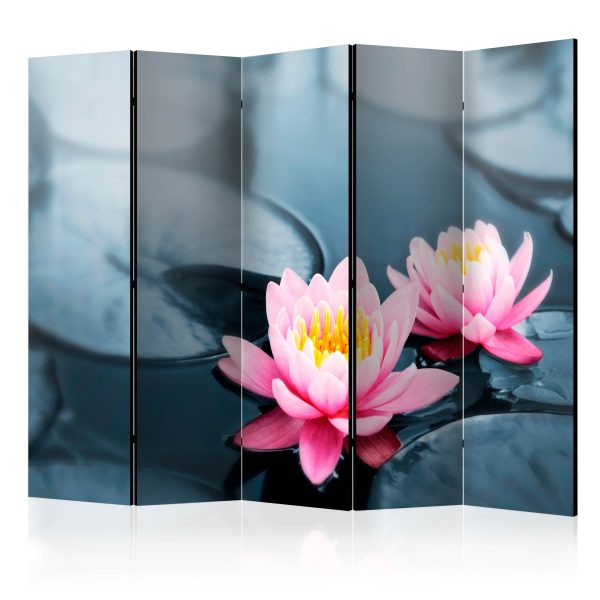 Paraván – Lotus blossoms [Room Dividers] Paraván – Lotus blossoms [Room Dividers]