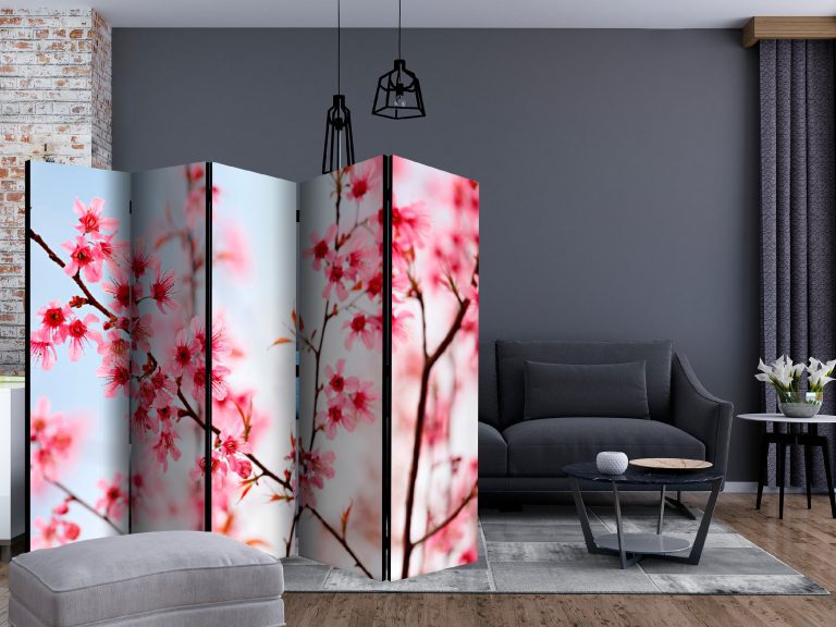 Paraván – Symbol of Japan – sakura flowers II [Room Dividers] Paraván – Symbol of Japan – sakura flowers II [Room Dividers]