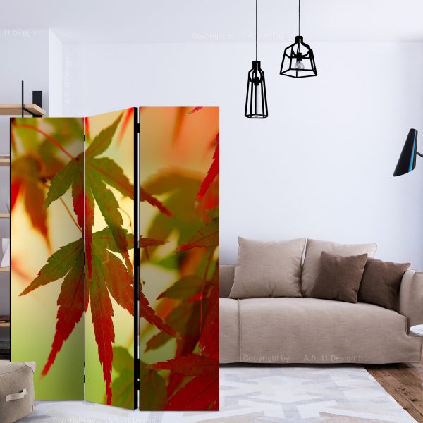 Paraván – Colourful leaves [Room Dividers] Paraván – Colourful leaves [Room Dividers]
