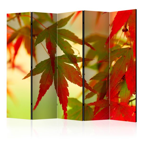 Paraván – Colourful leaves II [Room Dividers] Paraván – Colourful leaves II [Room Dividers]