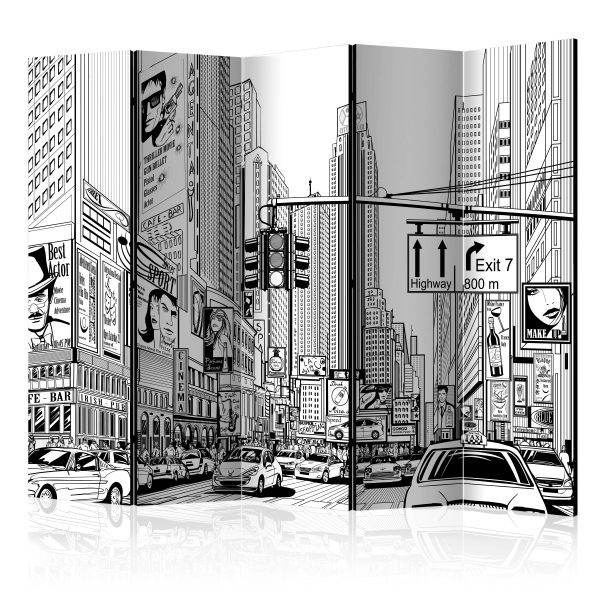 Paraván – Street in New York city II [Room Dividers] Paraván – Street in New York city II [Room Dividers]