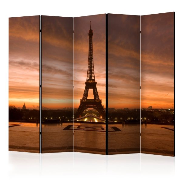 Paraván – Eiffel tower at dawn II [Room Dividers] Paraván – Eiffel tower at dawn II [Room Dividers]