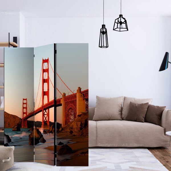 Paraván – Golden Gate Bridge – sunset, San Francisco [Room Dividers] Paraván – Golden Gate Bridge – sunset, San Francisco [Room Dividers]