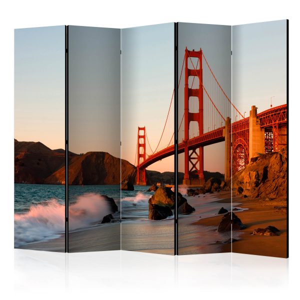 Paraván – Golden Gate Bridge – sunset, San Francisco II [Room Dividers] Paraván – Golden Gate Bridge – sunset, San Francisco II [Room Dividers]