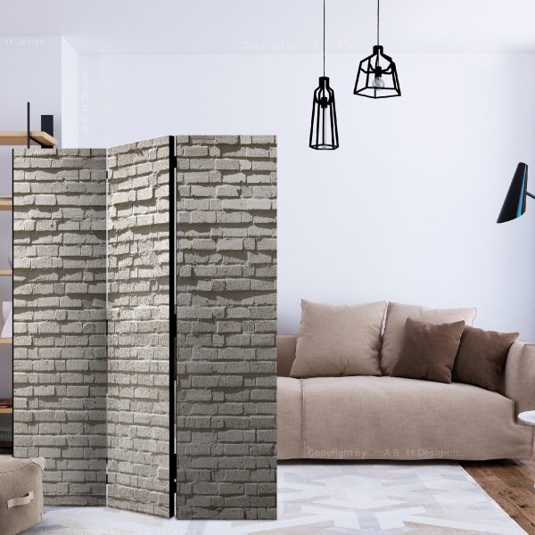 Paraván – Brick Wall: Minimalism [Room Dividers] Paraván – Brick Wall: Minimalism [Room Dividers]