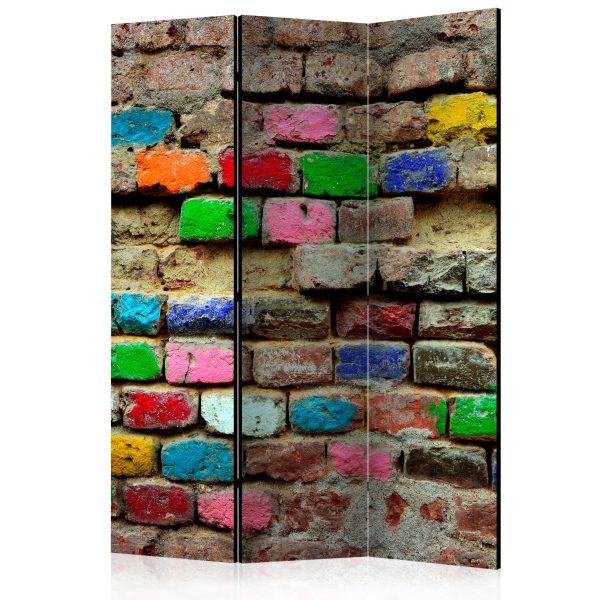 Paraván – Colourful Bricks [Room Dividers] Paraván – Colourful Bricks [Room Dividers]