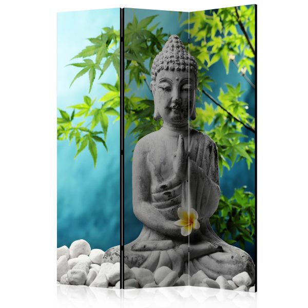Paraván – Buddha: Beauty of Meditation [Room Dividers] Paraván – Buddha: Beauty of Meditation [Room Dividers]
