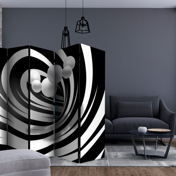 Paraván – Twisted In Black & White II [Room Dividers] Paraván – Twisted In Black & White II [Room Dividers]