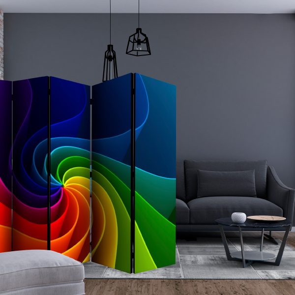 Paraván – Colorful Pinwheel II [Room Dividers] Paraván – Colorful Pinwheel II [Room Dividers]