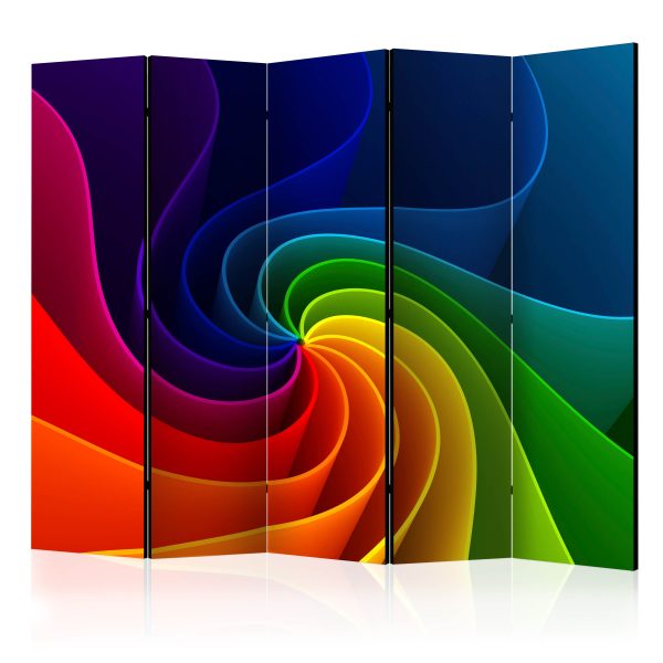 Paraván – Colorful Pinwheel II [Room Dividers] Paraván – Colorful Pinwheel II [Room Dividers]
