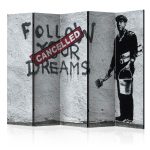 Paraván – Dreams Cancelled (Banksy) II [Room Dividers] Paraván – Dreams Cancelled (Banksy) II [Room Dividers]