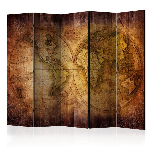 Paraván – World on old map II [Room Dividers] Paraván – World on old map II [Room Dividers]