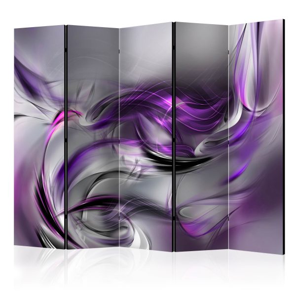 Paraván – Purple Swirls II II [Room Dividers] Paraván – Purple Swirls II II [Room Dividers]