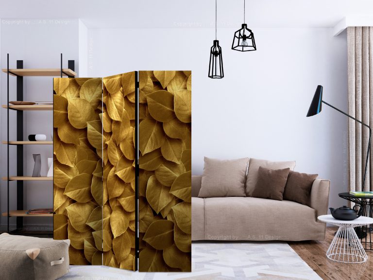Paraván – Golden Leaves [Room Dividers] Paraván – Golden Leaves [Room Dividers]