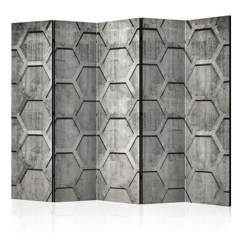 Paraván – Platinum cubes II [Room Dividers] Paraván – Platinum cubes II [Room Dividers]