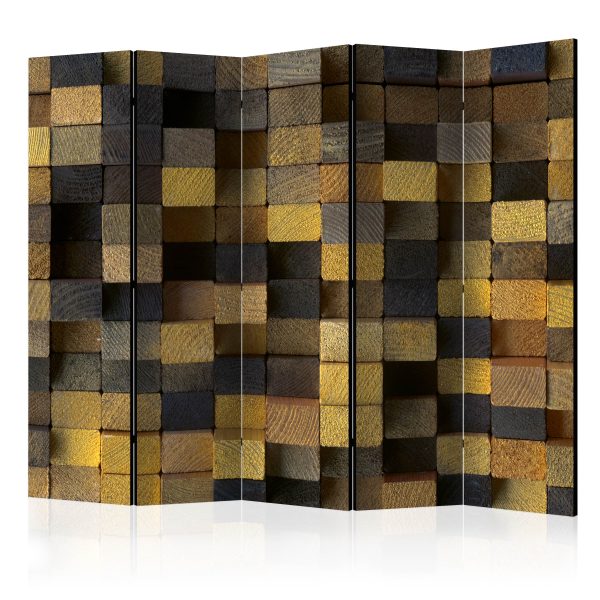 Paraván – Wooden cubes [Room Dividers] Paraván – Wooden cubes [Room Dividers]