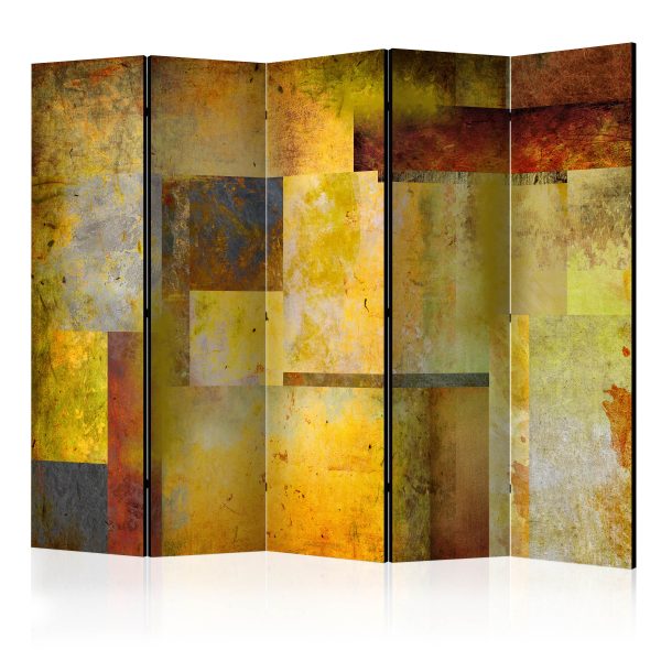 Paraván – Orange Hue of Art Expression  II [Room Dividers] Paraván – Orange Hue of Art Expression  II [Room Dividers]