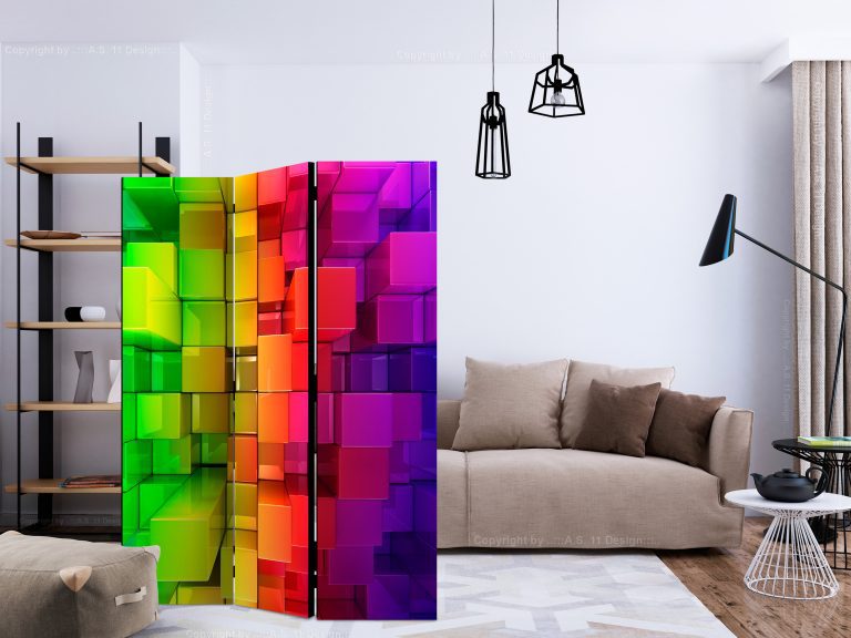 Paraván – Colour jigsaw [Room Dividers] Paraván – Colour jigsaw [Room Dividers]