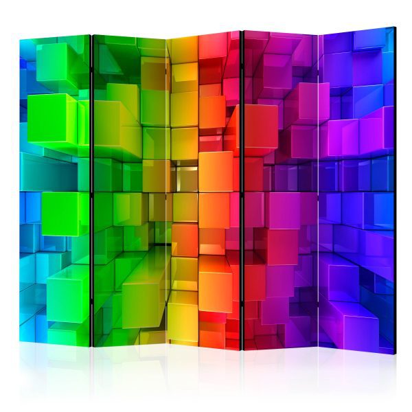 Paraván – Colour jigsaw II [Room Dividers] Paraván – Colour jigsaw II [Room Dividers]