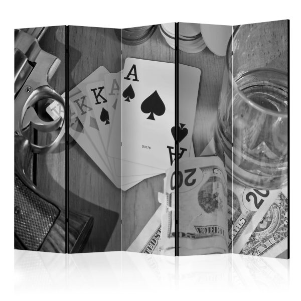 Paraván – Cards: black and white II [Room Dividers] Paraván – Cards: black and white II [Room Dividers]