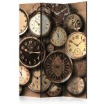 Paraván – Old Clocks [Room Dividers] Paraván – Old Clocks [Room Dividers]
