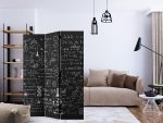 Paraván – Science on Chalkboard [Room Dividers] Paraván – Science on Chalkboard [Room Dividers]
