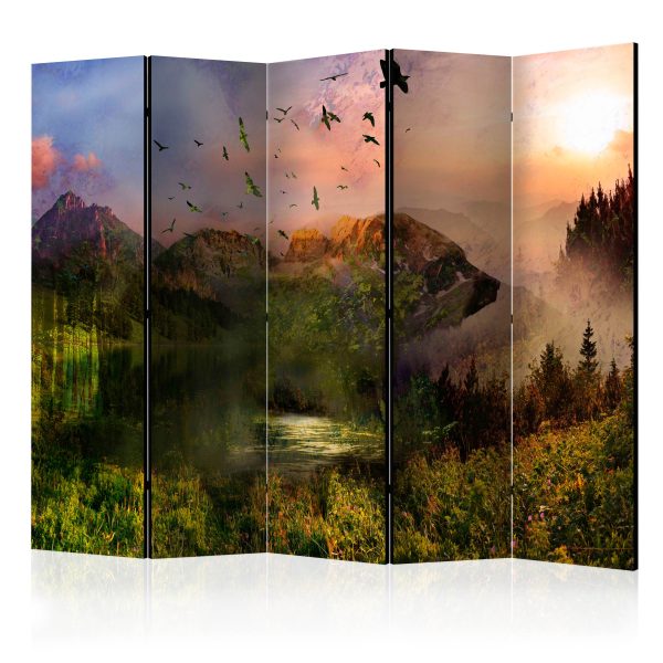 Paraván – Bear in the Mountain II [Room Dividers] Paraván – Bear in the Mountain II [Room Dividers]
