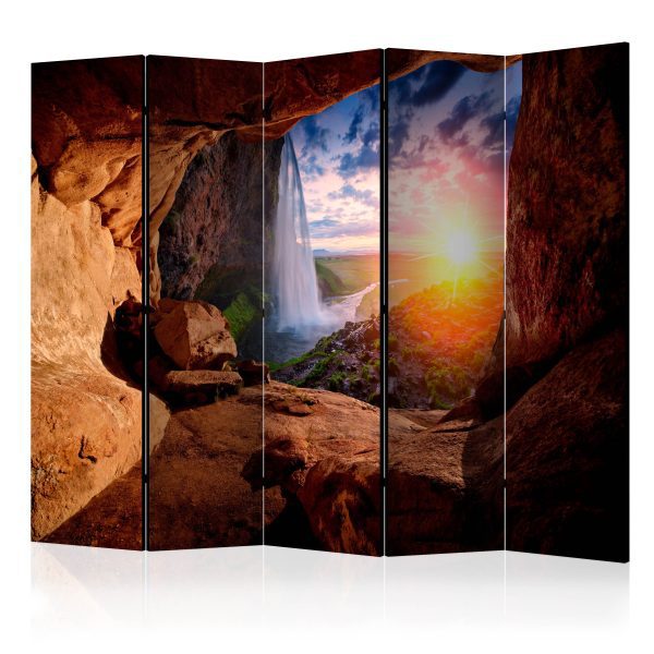 Paraván – Cave: Forest Waterfall II [Room Dividers] Paraván – Cave: Forest Waterfall II [Room Dividers]