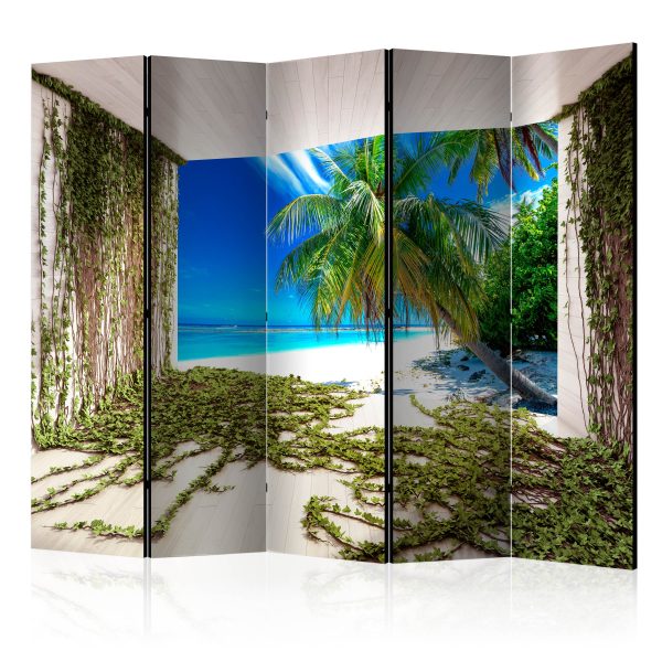 Paraván – Beach and Ivy II [Room Dividers] Paraván – Beach and Ivy II [Room Dividers]
