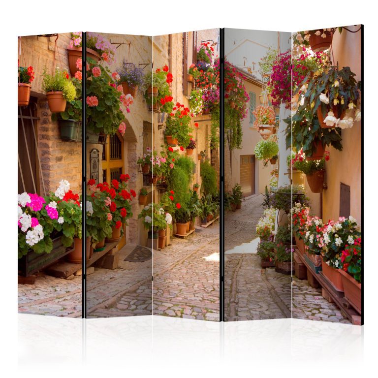Paraván – The Alley in Spello (Italy) II [Room Dividers] Paraván – The Alley in Spello (Italy) II [Room Dividers]